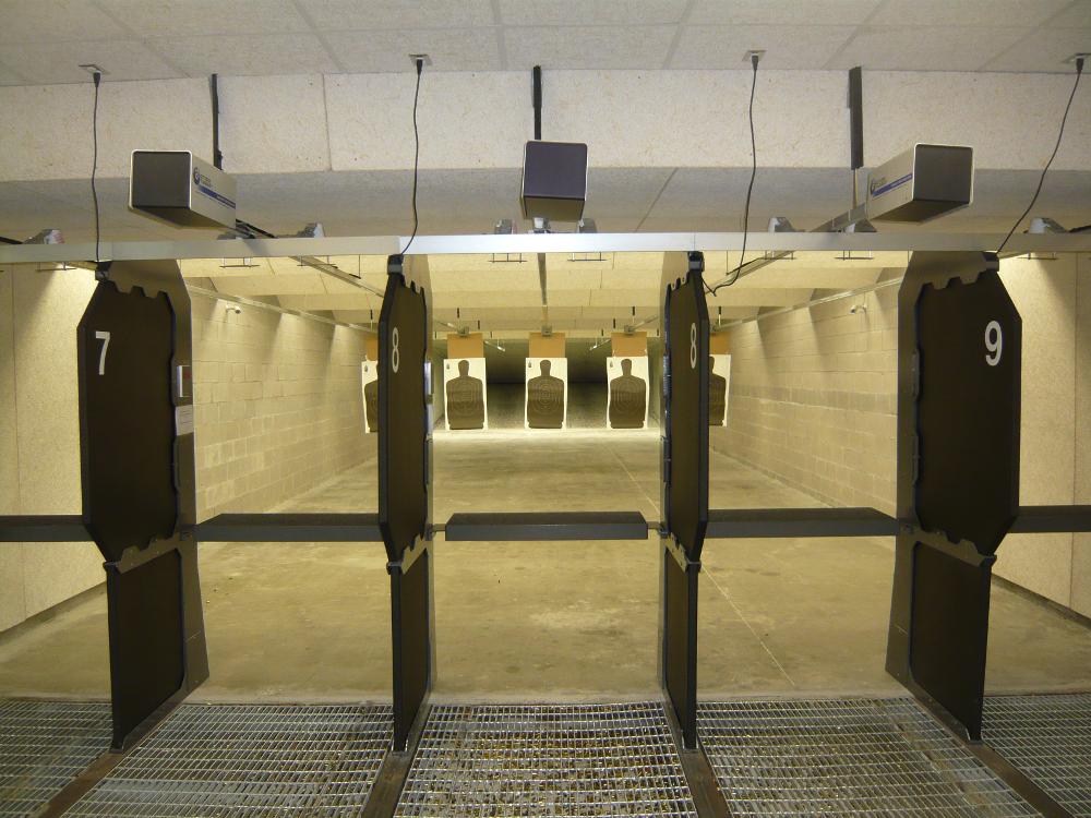 Gun range in Texas